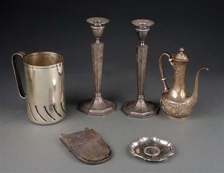 A GROUP OF STERLING ARTICLES. 