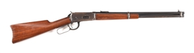 (C) WINCHESTER MODEL 1894 LEVER ACTION SADDLE RING CARBINE.