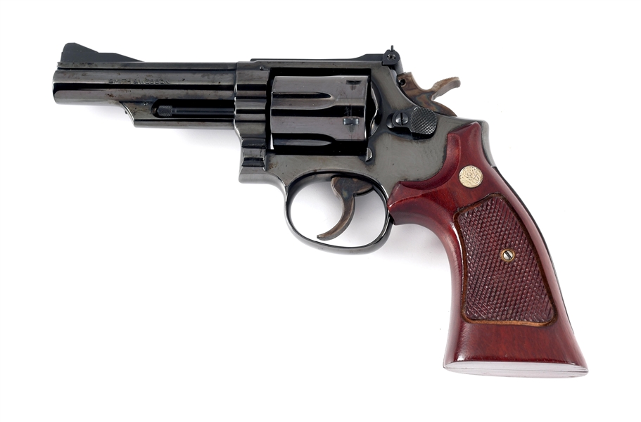 (M) SMITH & WESSON 19-4 DOUBLE ACTION REVOLVER WITH BOX.