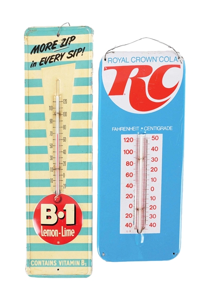 LOT OF 2: B-1 AND RC THERMOMETERS.
