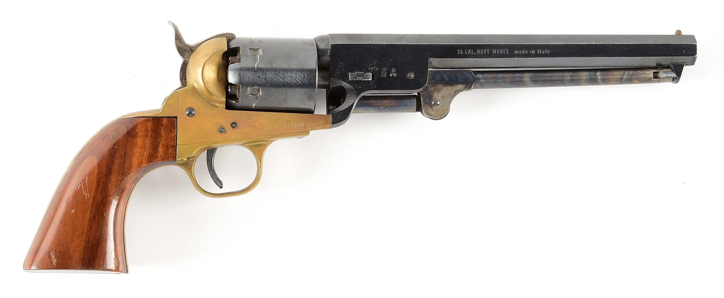(A) .36 CALIBER NAVY PISTOL IMPORTED BY HAWES FIREARMS.