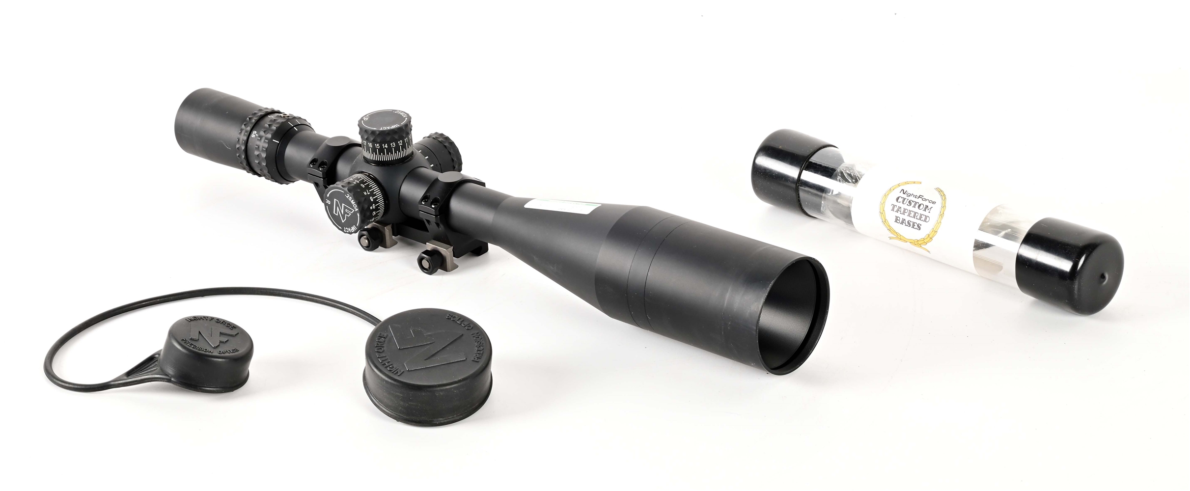 NIGHTFORCE NXS 5.5-22X56 SCOPE WITH EXTRA SET OF RINGS.