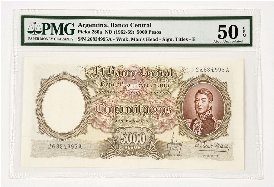 ARGENTINA PAPER CURRENCY LOT.