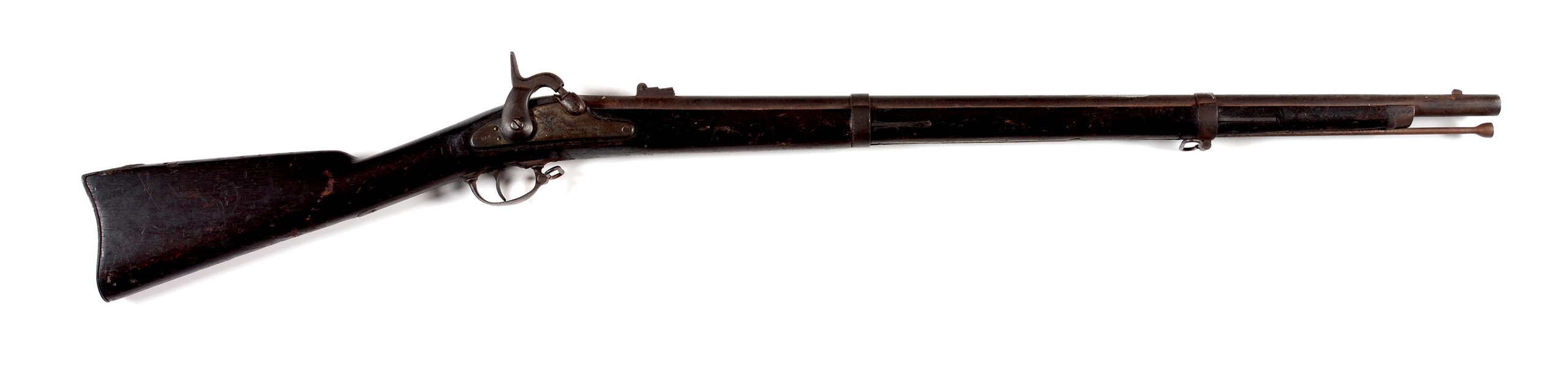 (A) PARKER SNOW & CO. PERCUSSION MUSKET.