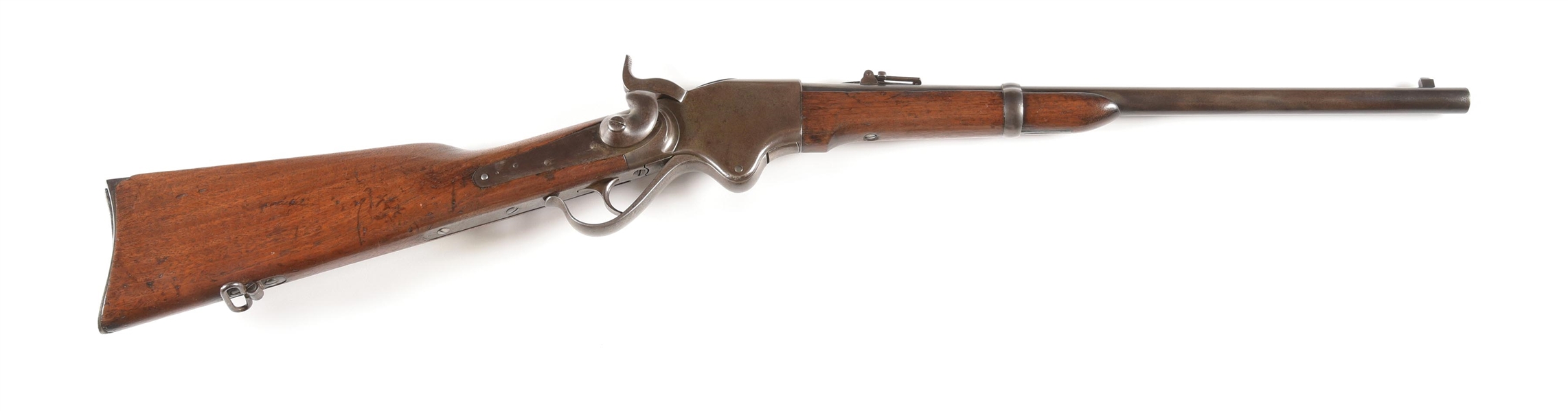 (A) BURNSIDE MADE SPENCER MODEL 1865 CONTRACT REPEATING CARBINE.