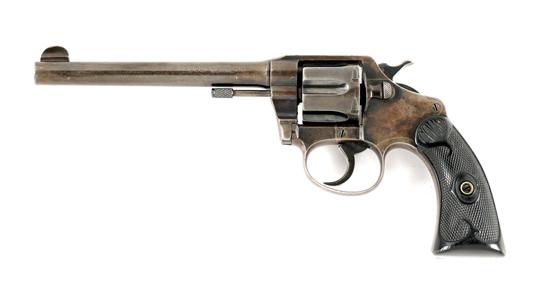 (C) COLT POLICE POSITIVE 38 REVOLVER WITH ACCESSORIES (1916).