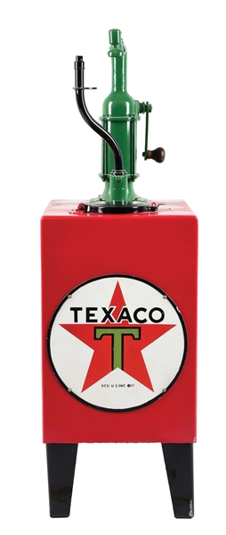 TEXACO MOTOR OILS RESTORED SERVICE STATION LUBSTER. 