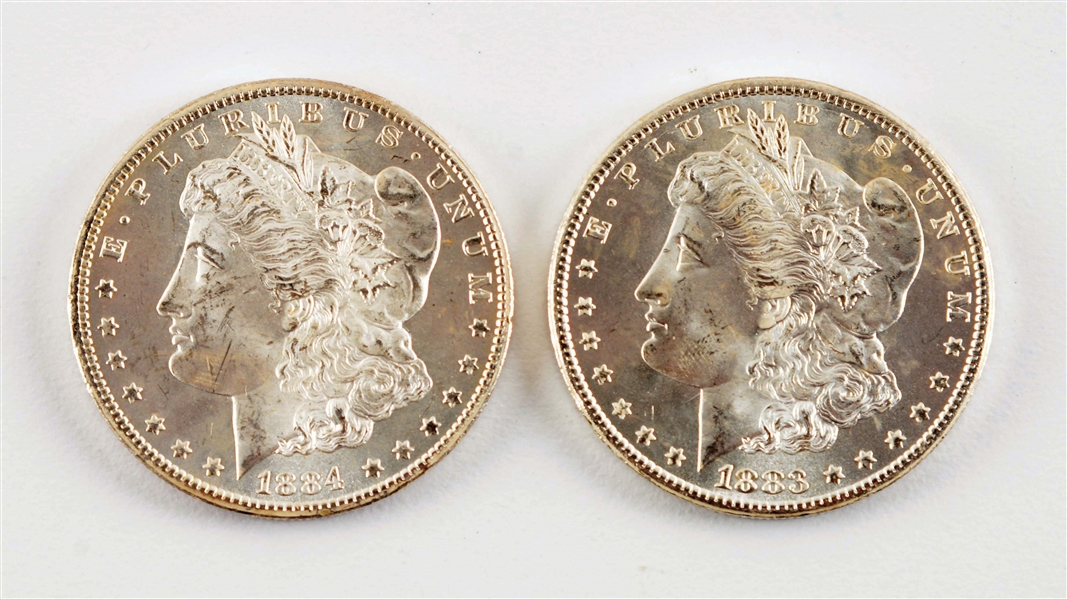 1883-CC & 1884-CC MORGAN DOLLAR LOT