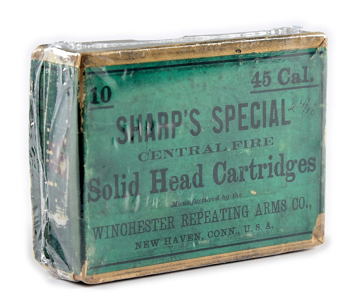 BOX OF WINCHESTER SHARPS SPECIAL AMMUNITION