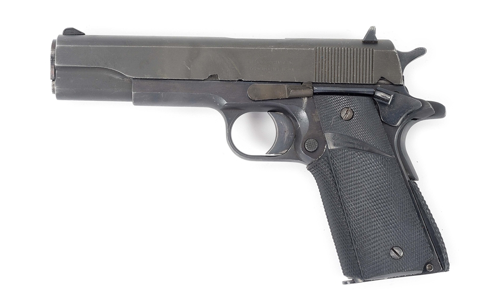 (C) CUSTOM BUILT COLT 1911A1 .45 ACP SEMI-AUTOMATIC PISTOL WITH REMINGTON RAND FRAME.