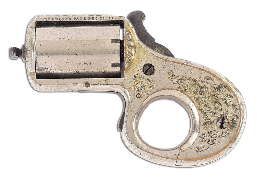 (A) JAMES REID MY FRIEND KNUCKLE DUSTER REVOLVER.