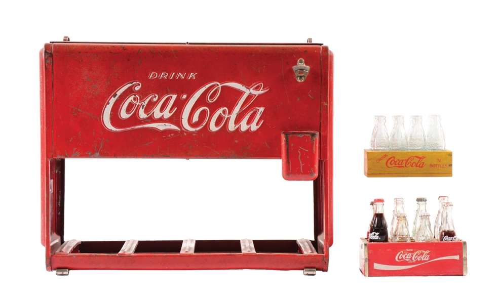 COCA-COLA SALESMAN SAMPLE COOLER.