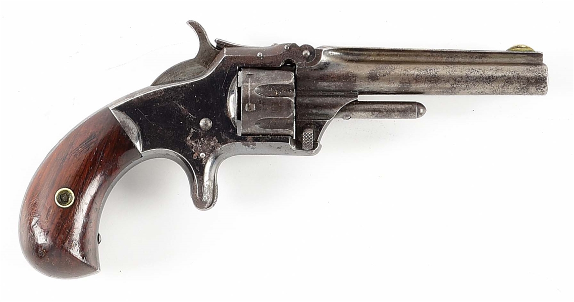 (A) SMITH AND WESSON NO. 1 3RD ISSUE REVOLVER.