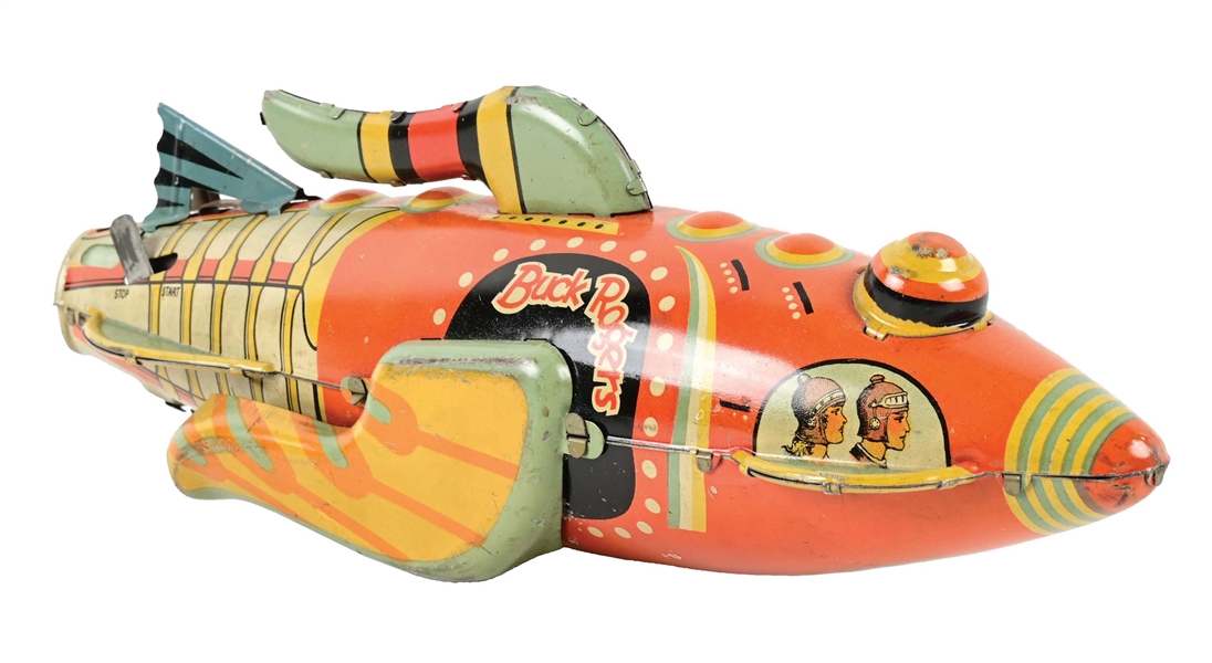 MARX TIN LITHO WIND-UP BUCK ROGERS ROCKET FIGHTER.