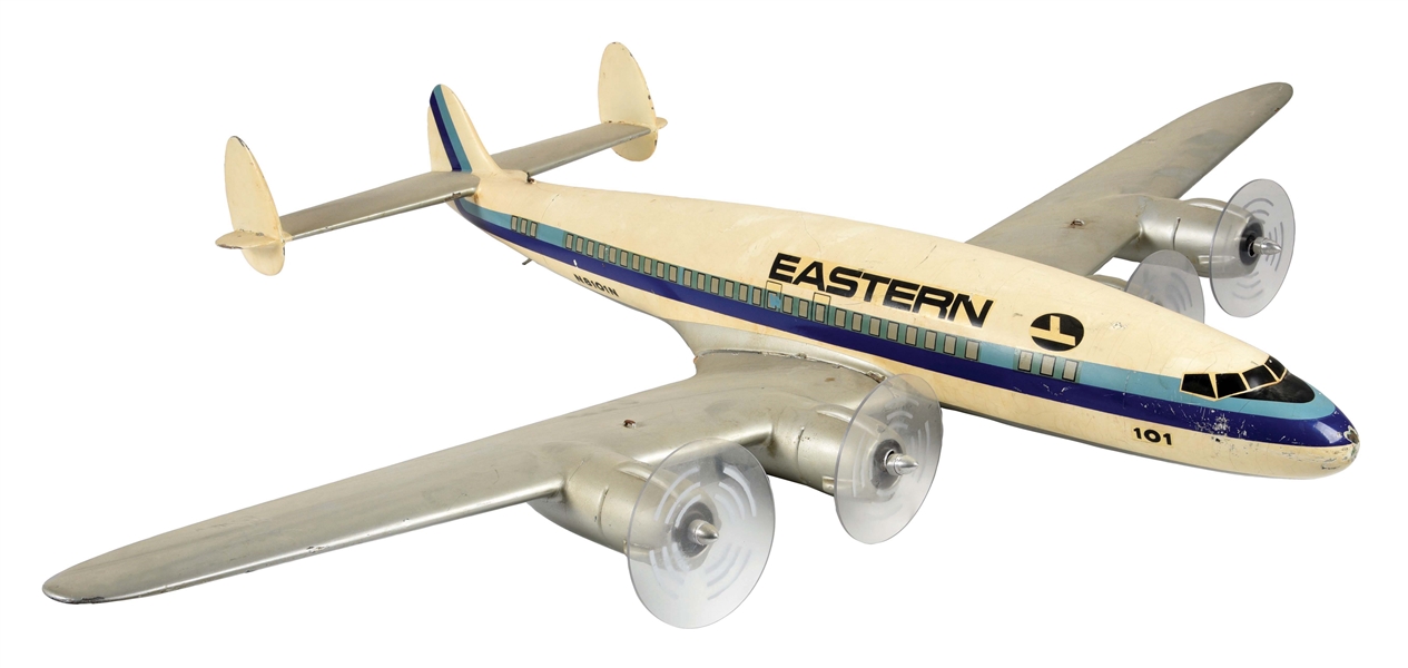MASSIVE EASTERN AIR LINES L-1049 SUPER CONSTELLATION DISPLAY MODEL.