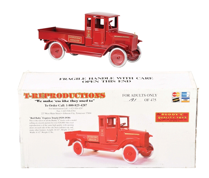 T-REPRODUCTIONS "RED BABY" EXPRESS TRUCK 1929 - 1930.