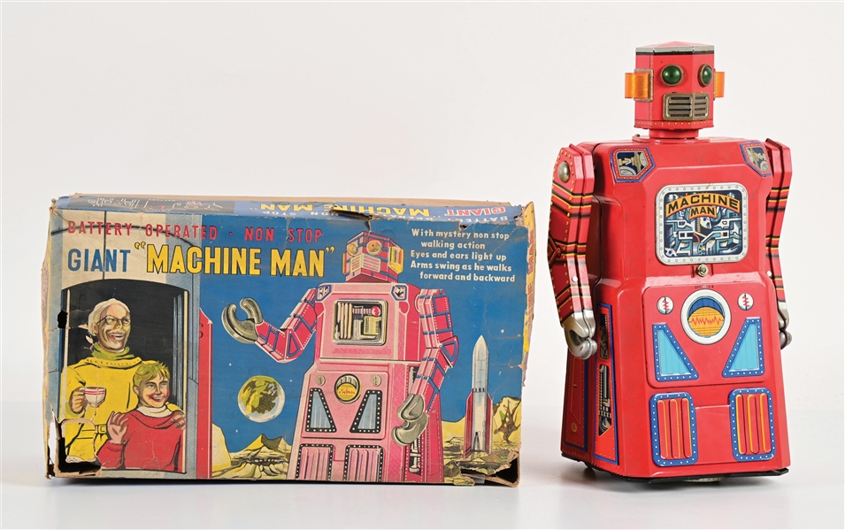 Lot Detail - EXTREMELY RARE JAPANESE TIN LITHO BATTERY-OPERATED 