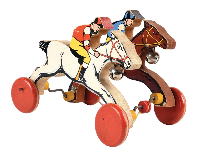 EARLY FISHER PRICE RACING PONIES.