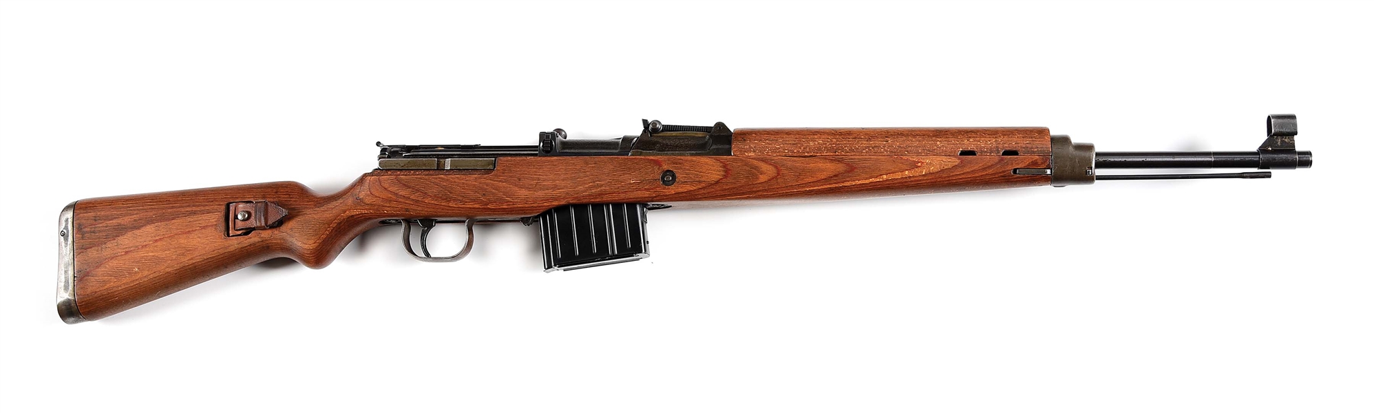 (C) DESRIABLE GERMAN WORLD WAR II WALTHER K43 SEMI-AUTOMATIC RIFLE.