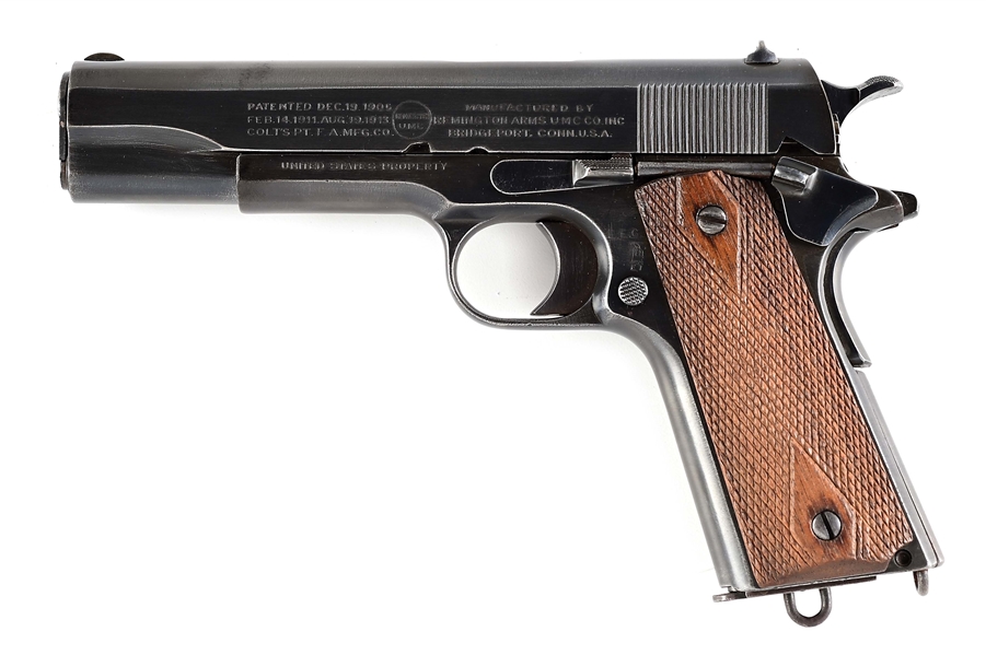 (C) UNITED STATES PROPERTY MARKED REMINGTON UMC 1911 SEMI-AUTOMATIC PISTOL.