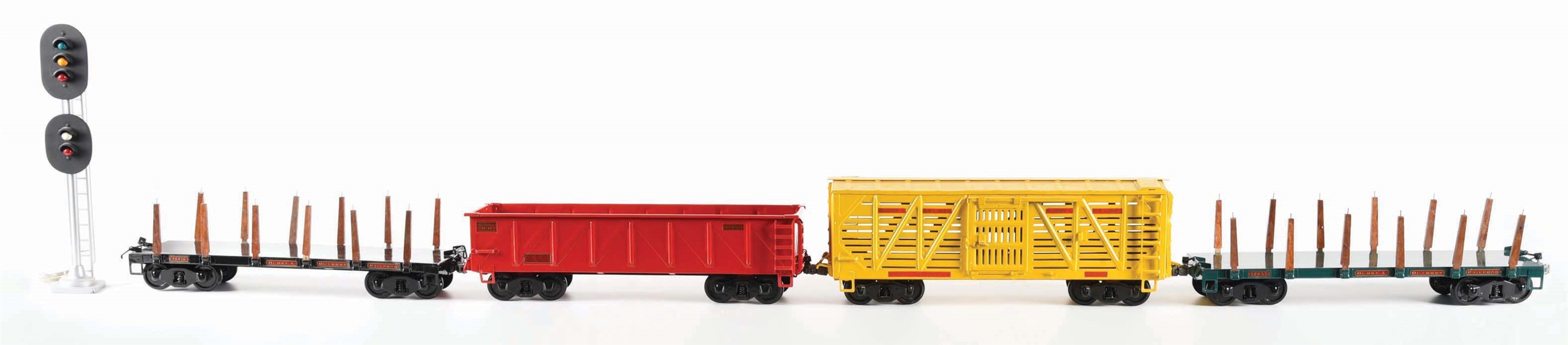 T Reproductions Lot Detail - T-REPRODUCTIONS 5 PIECE TRAIN SET.