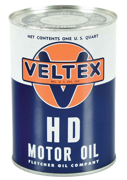 VELTEX HD MOTOR OIL ONE QUART CAN.