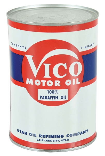 VICO MOTOR OIL ONE QUART CAN. 