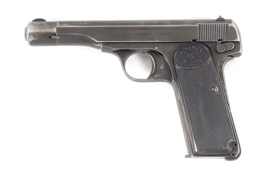 RARE FABRIQUE NATIONALE FRENCH NAVY CONTRACT MODEL 1922 SEMI-AUTOMATIC PISTOL WITH HOLSTER.