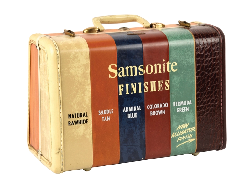 SAMSONITE FINISHES SALESMAN SAMPLE CASE.