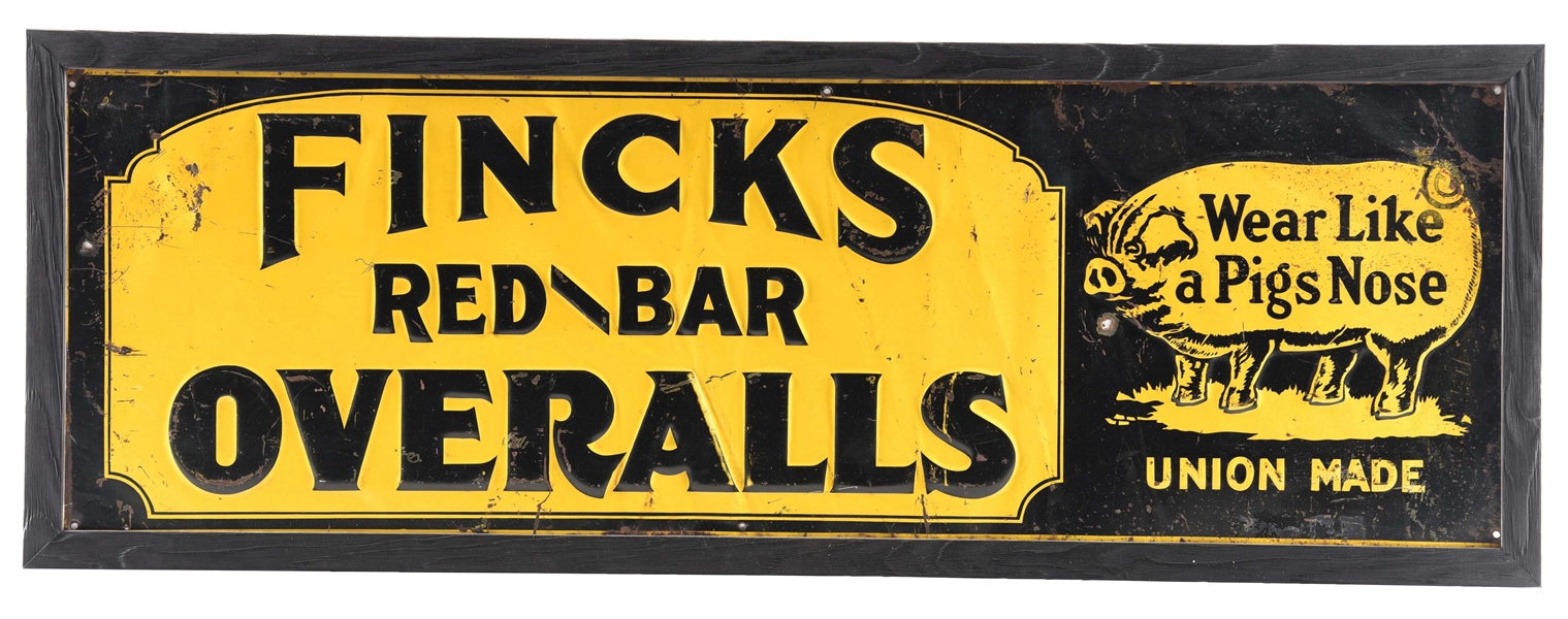 FINCKS OVERALLS RED BAR AD.