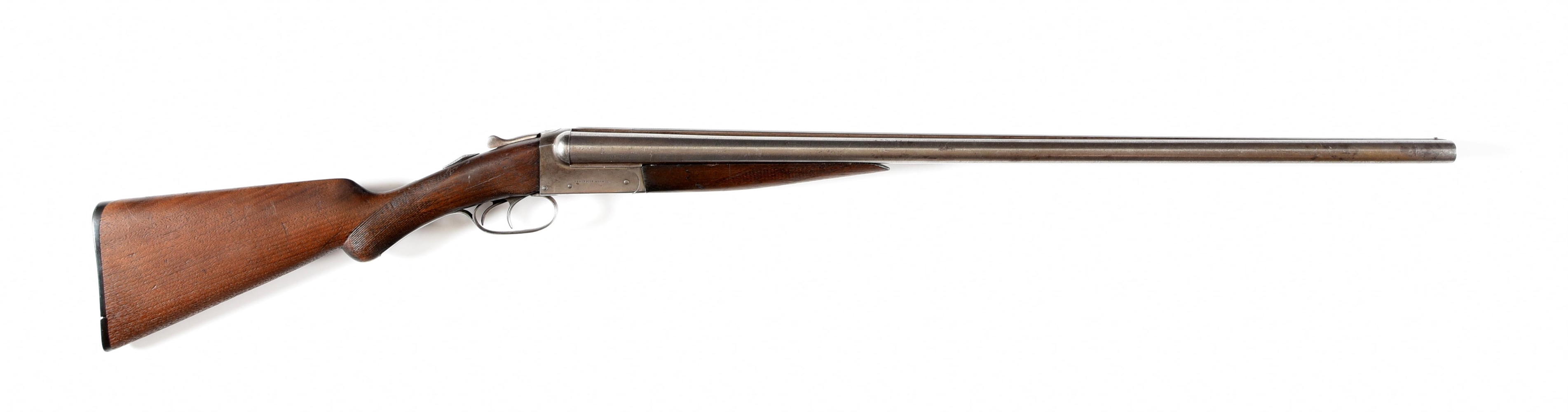 (C) REMINGTON MODEL 1900 HAMMERLESS SIDE BY SIDE SHOTGUN