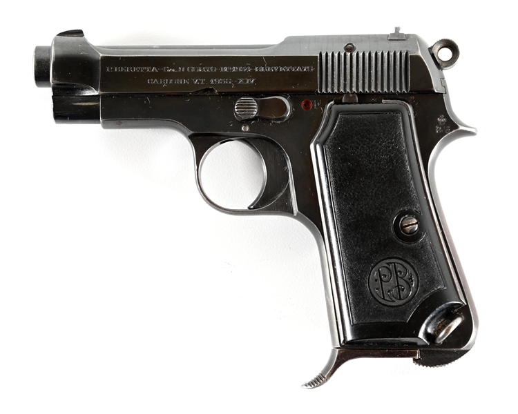 (C) ITALIAN ARMY ISSUED BERETTA MODEL 1934 SEMI-AUTOMATIC PISTOL WITH HOLSTER.