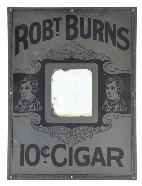 ROBERT BURNS CIGAR SIGN.