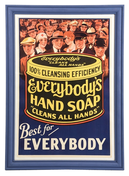 EVERYBODYS HAND SOAP SIGN. 