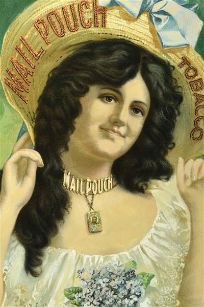 Lot Detail - BLOCH'S BROS TOBACCO FRAMED ADVERTISING SIGN.