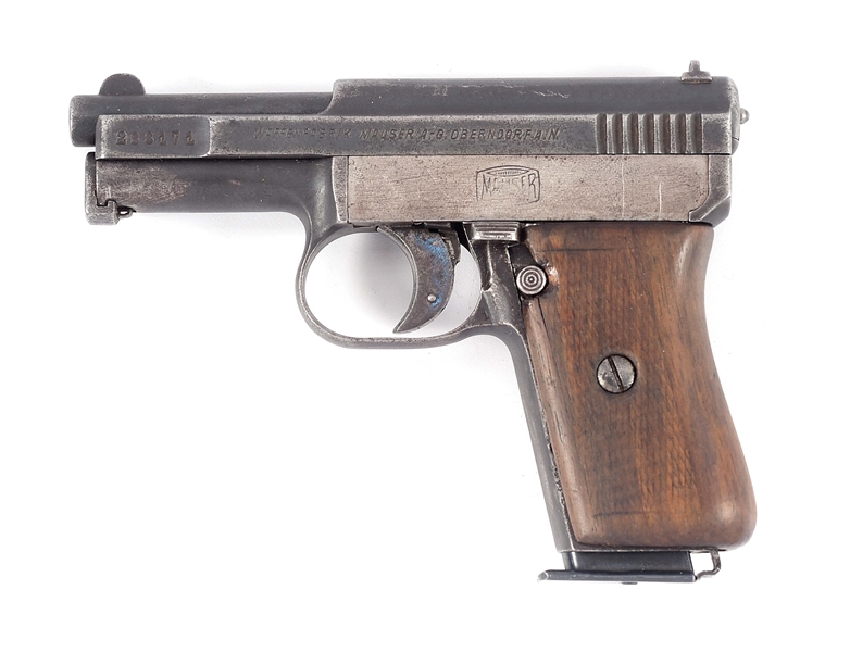 (C) MAUSER MODEL 1910 SEMI-AUTOMATIC PISTOL.