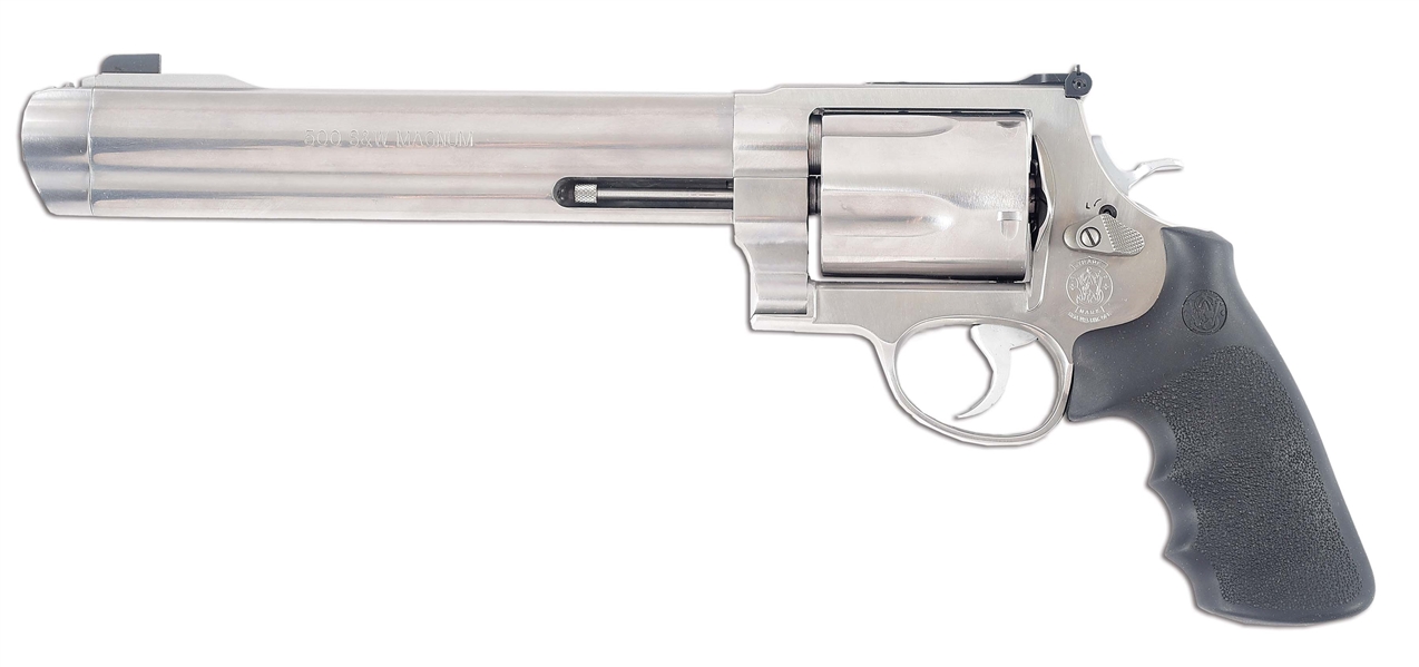 (M) SMITH AND WESSON MODEL 500 REVOLVER WITH EARLY 9" BARREL.