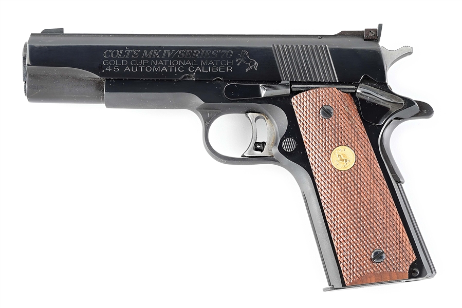 (M) COLT MK IV SERIES 70 GOLD CUP NATIONAL MATCH SEMI-AUTOMATIC PISTOL.