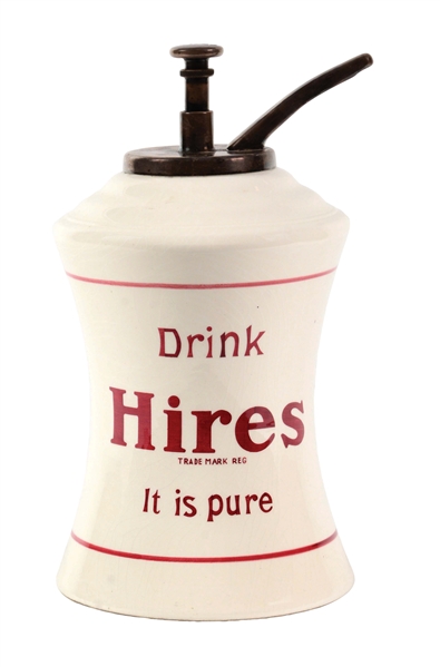 HIRES ROOT BEER SODA FOUNTAIN SYRUP DISPENSER.