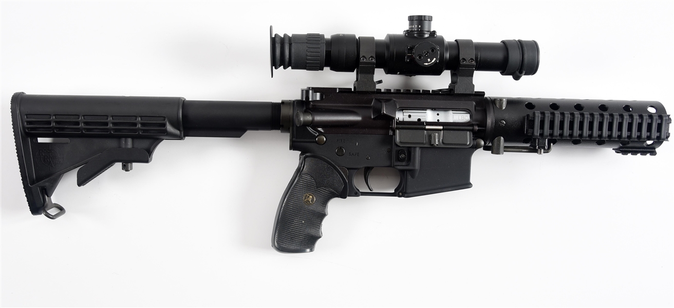 (M) CUSTOMIZED ROCK RIVER ARMS LAR-15 SEMI-AUTOMATIC RIFLE WITH IOR 4X24 OPTIC.