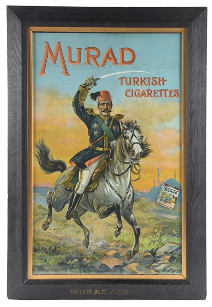 FRAMED MURAD TURKISH CIGARETTES AD.