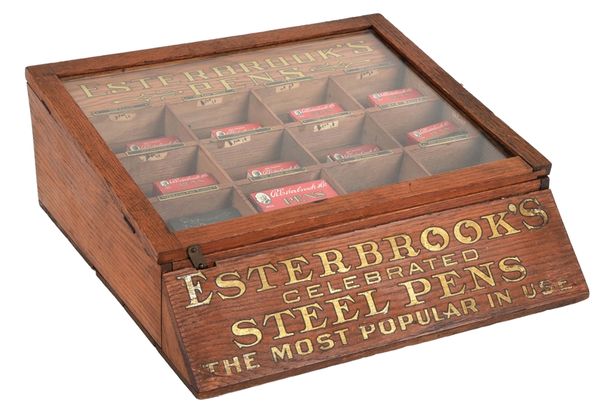 ESTERBROOKS PENS COUNTERTOP STORE DISPLAY.