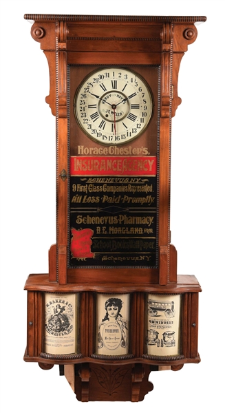 HARDY AND HAYES JEWELER CLOCK.