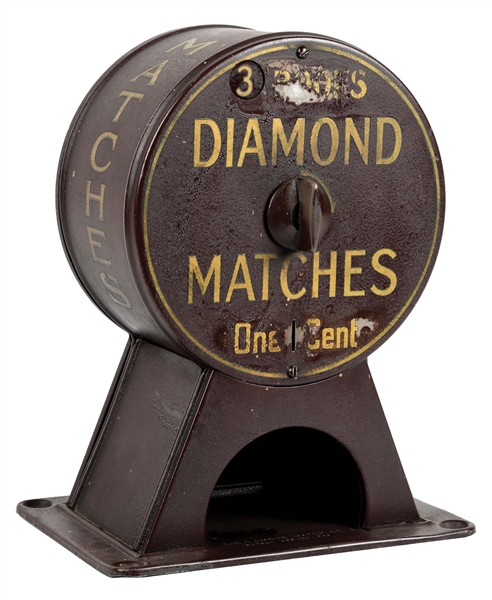 DIAMOND MATCHES 1¢ DISPENSER.