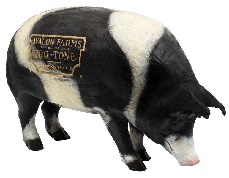 PAPIER-MÂCHÉ COUNTRY STORE POINT OF SALE DISPLAY ADVERTISING AVALON FARMS.