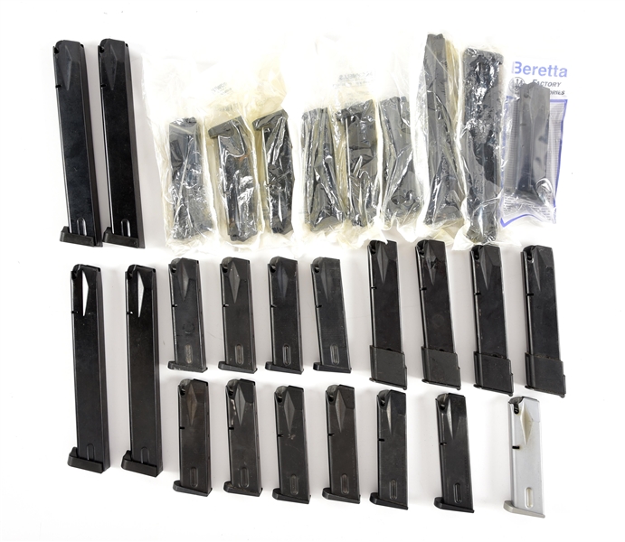 LOT OF BERETTA 92FS AND PX4 MAGAZINES.