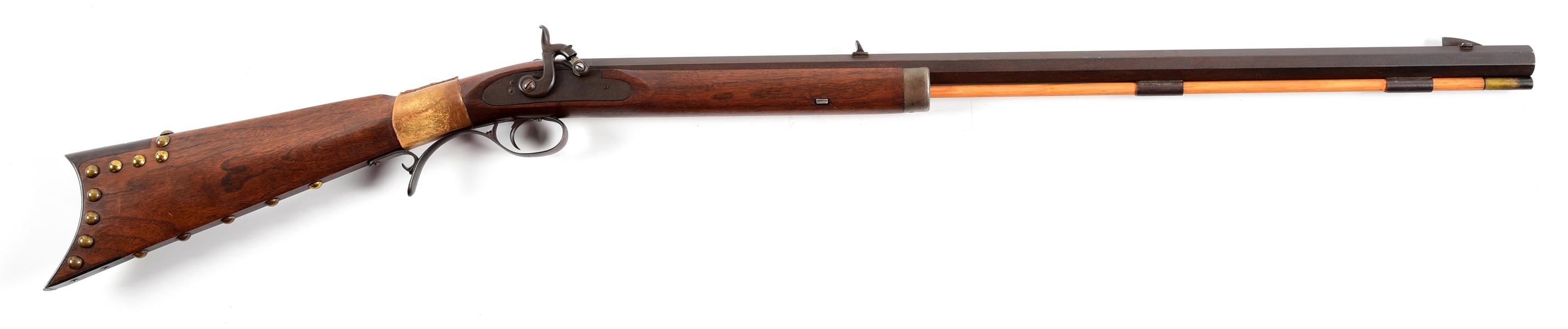 (A) SHARON PERCUSSION RIFLE WITH FRONTIER DECORATION