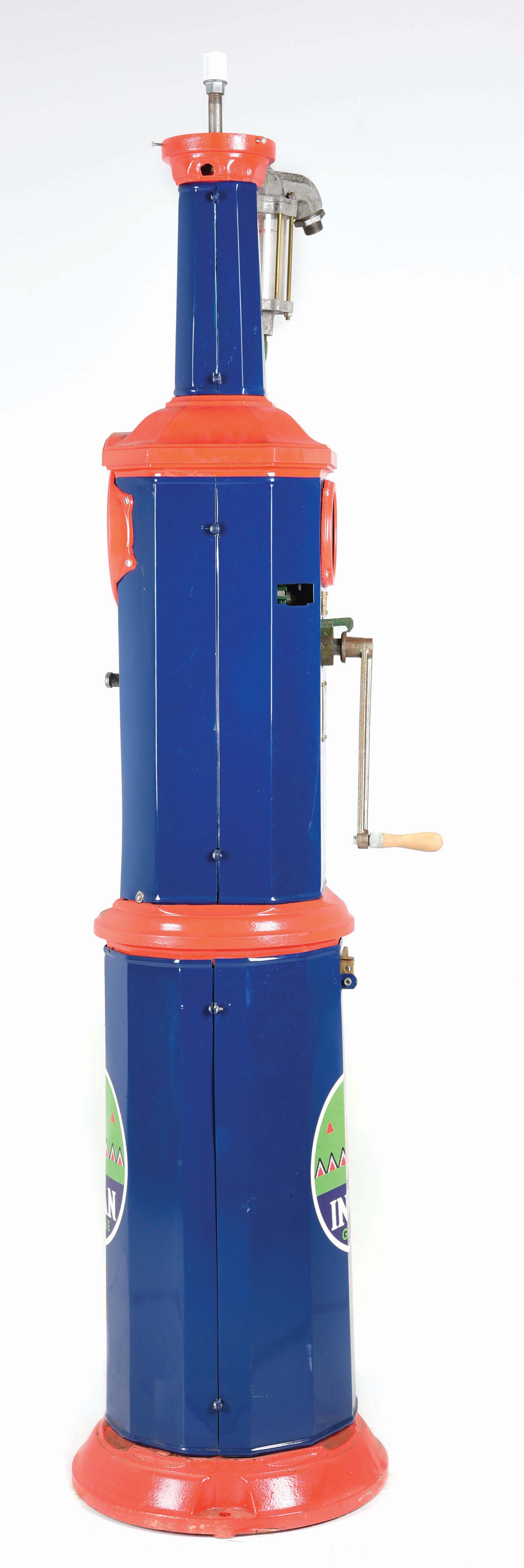 Simplex Five Dimensions Lot Detail - NATIONAL MODEL #80 SIMPLEX FIVE GALLON PUMP.