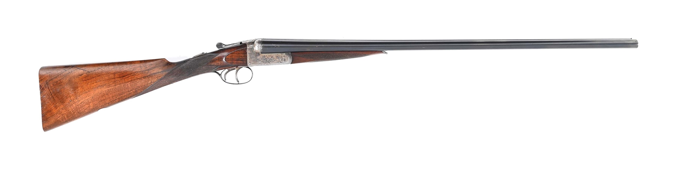 (C) ENGLISH 20 BORE BOXLOCK SIDE BY SIDE SHOTGUN BY ROGERS.