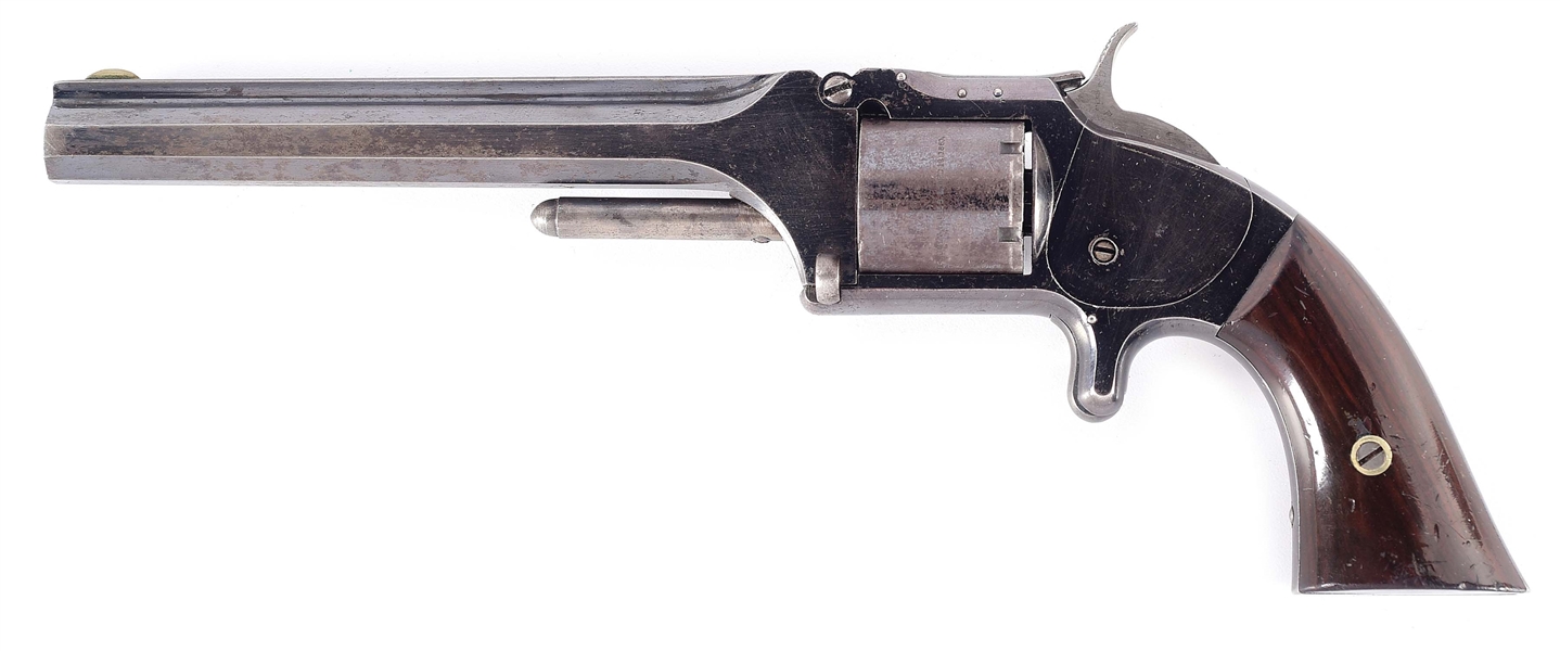 (A) SMITH & WESSON MODEL NO. 2 OLD ARMY SINGLE ACTION REVOLVER.